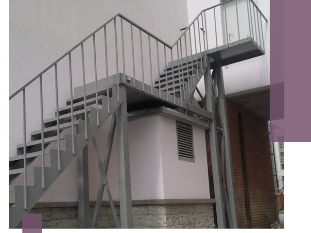 Монтаж пожарных лестниц под ключ в Камышине с гарантией качества