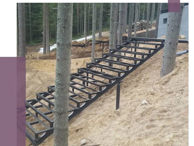 Монтаж металлических лестниц в Камышине от 13616 руб. 