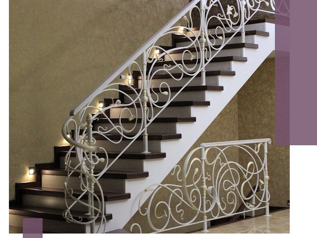 Кованые лестницы под ключ в Камышине — изготовление и монтаж