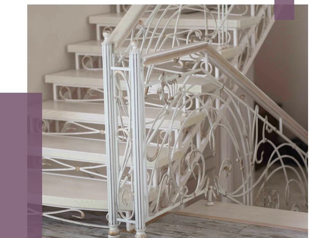 Изготовление кованых лестниц на заказ в Камышине от 87346 руб. | ПРОЛЁТ-Кмш