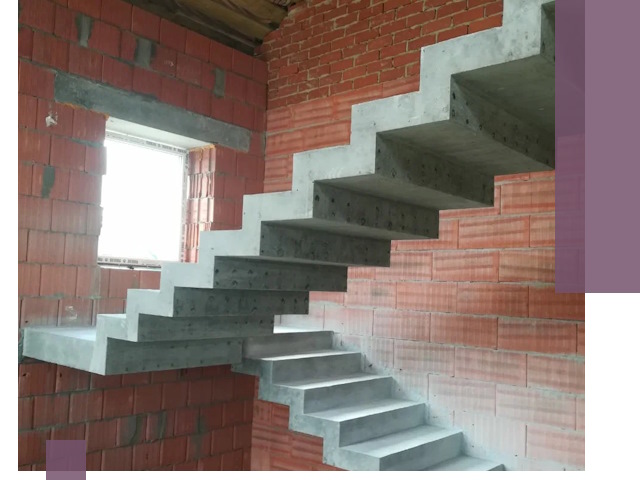 Бетонные лестницы под ключ в Камышине: монтаж, демонтаж, ремонт