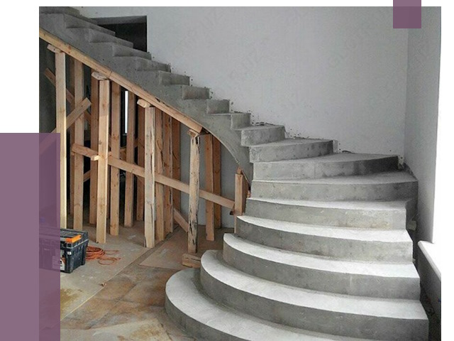Изготовление бетонных лестниц под ключ в Камышине от 20038 руб. | ПРОЛЁТ-Кмш