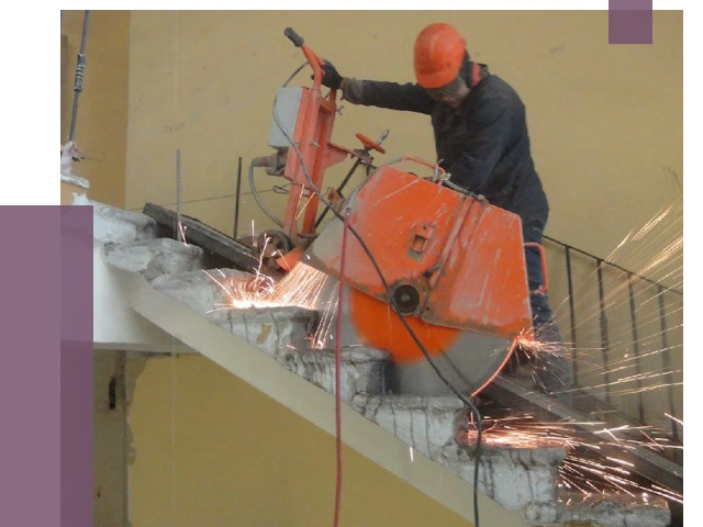 Демонтаж бетонных лестниц в Камышине от 4624 руб. за м2 | ПРОЛЁТ-Кмш