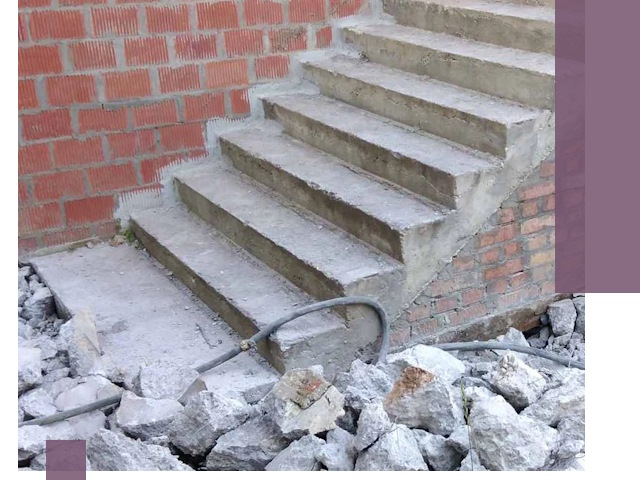 Демонтаж бетонных лестниц в Камышине: быстро и безопасно