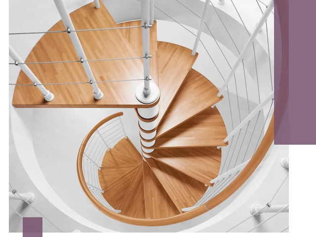 Изготовление винтовых лестниц под ключ в Камышине