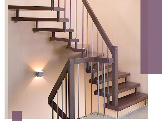 Изготовление лестниц на больцах в Камышине под ключ