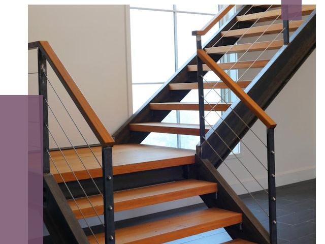 Изготовление лестниц на металлокаркасе в Камышине от 19011 руб. | ПРОЛЁТ-Кмш