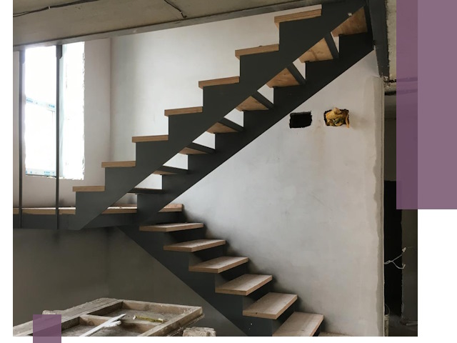 Изготовление лестниц на металлокаркасе в Камышине от производителя