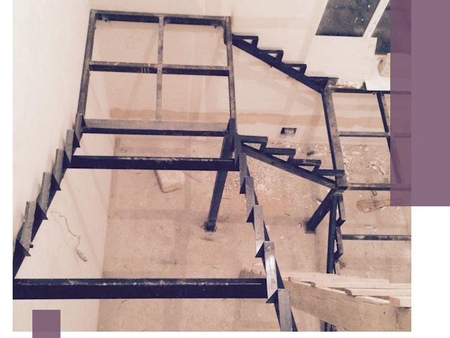 Монтаж лестниц на металлокаркасе в Камышине быстро и качественно