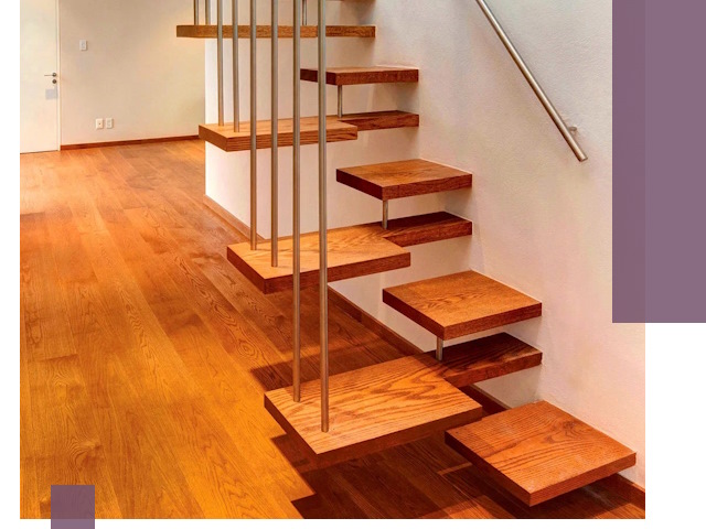 Лестницы «гусиный шаг» на заказ в Камышине для узких пространств