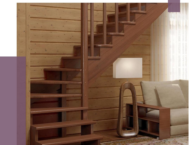 Лестницы эконом класса в Камышине от 18343 руб. бюджетные решения