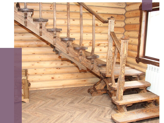 Лестницы в баню в Камышине от 19216 руб. — изготовление | ПРОЛЁТ-Кмш