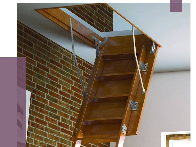 Установка чердачной лестницы в Камышине от 7861 руб. | ПРОЛЁТ-Кмш