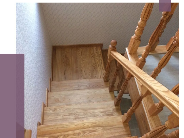 Сосновые лестницы в Камышине под ключ от 8118 руб.  | ПРОЛЁТ-Кмш