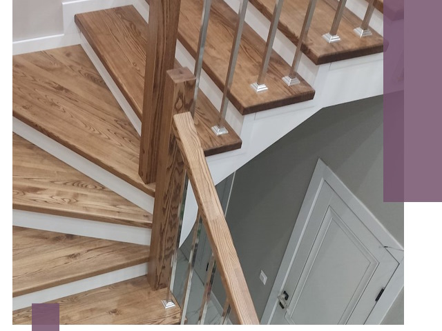 Обшивка металлических лестниц под ключ в Камышине