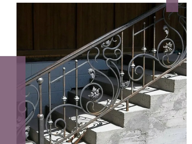 Кованые перила в Камышине от 8735 руб. под ключ — качество от ПРОЛЁТ-Кмш