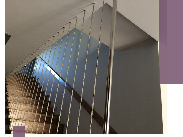 Тросовые перила под ключ в Камышине — производство и монтаж