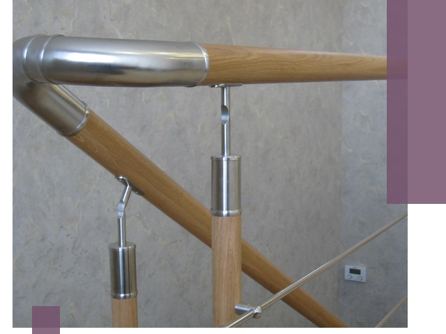 Комбинированные перила на заказ в Камышине — монтаж и производство