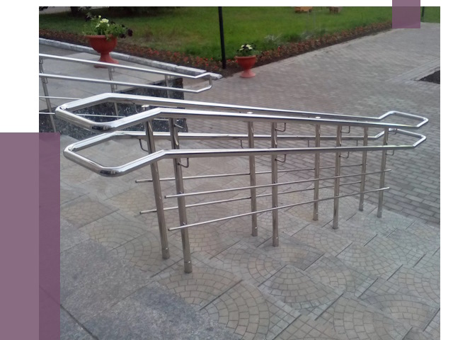 Перила для инвалидов в Камышине от 7625 руб. под ключ | ПРОЛЁТ-Кмш