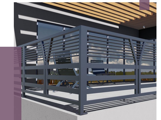 Изготовление балконных ограждений в Камышине от 10790 руб. | ПРОЛЁТ-Кмш