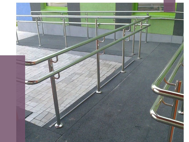 Ограждения пандусов в Камышине от 4367 руб. монтаж | ПРОЛЁТ-Кмш