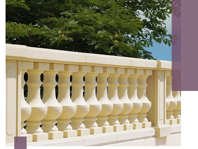 Установка балюстрады в Камышине: изготовление и монтаж под ключ