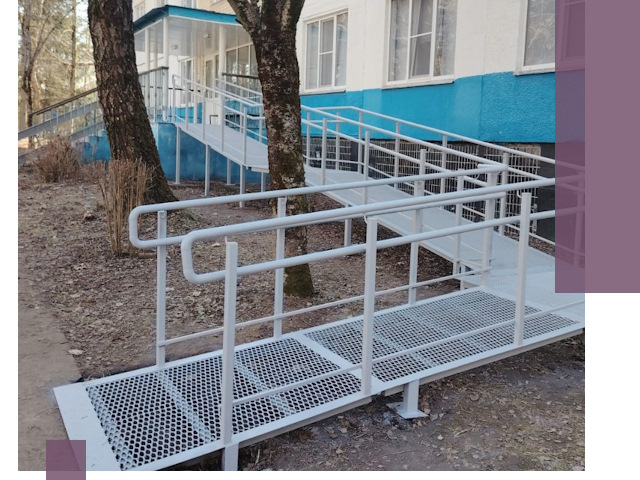Пандусы под ключ в Камышине: изготовление, монтаж и демонтаж