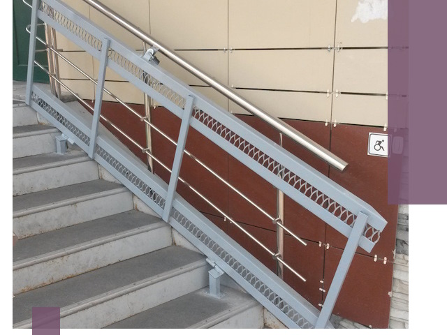 Изготовление откидных пандусов под ключ в Камышине