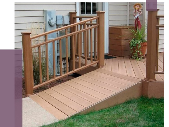 Пандус на крыльцо в Камышине под ключ от 7810 руб.