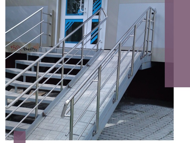 Пандус на крыльцо под ключ в Камышине: монтаж и изготовление