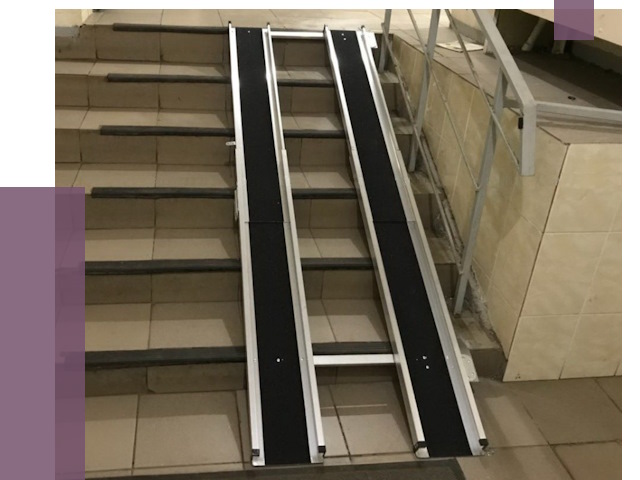 Установка пандуса в подъезд в Камышине от 8015 руб. под ключ | ПРОЛЁТ-Кмш