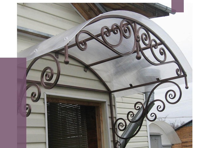 Изготовление козырьков в Камышине от 7399 руб. — заказать | ПРОЛЁТ-Кмш