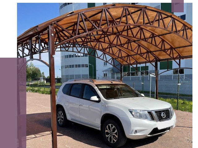 Недорогие навесы в Камышине от 43159 руб. | ПРОЛЁТ-Кмш