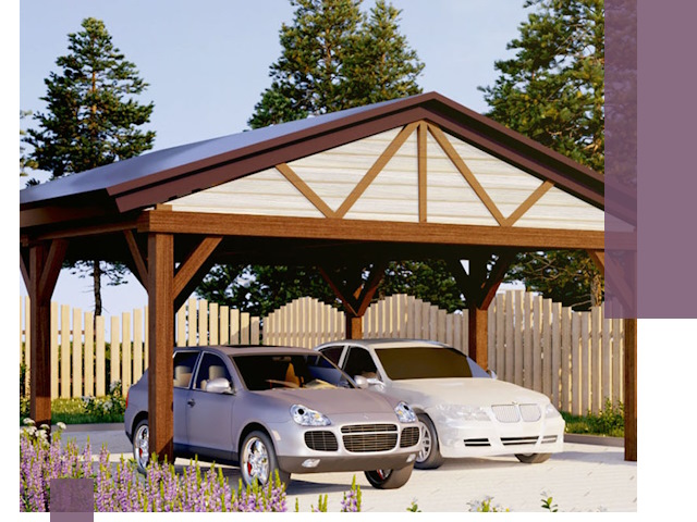 Навесы для автомобиля в Камышине — изготовление и монтаж