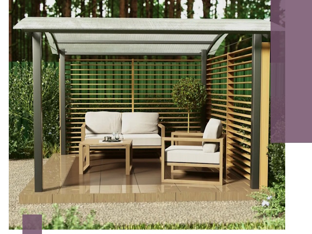 Навесы для дачи в Камышине: изготовление, монтаж и демонтаж