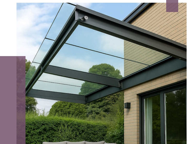 Стеклянные навесы и козырьки в Камышине от 12331 руб.