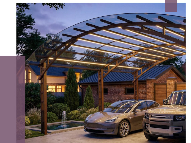 Металлические навесы в Камышине от 12742 руб. под ключ — ПРОЛЁТ-Кмш