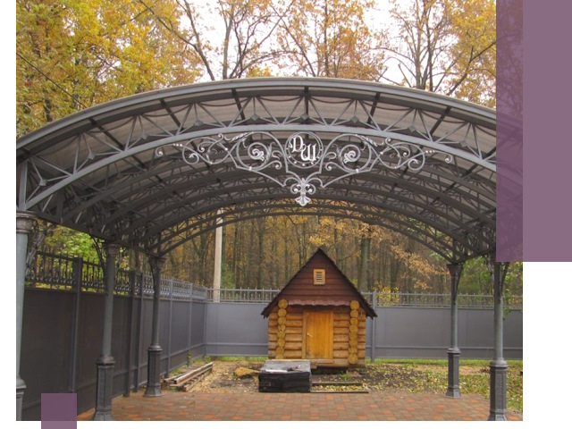 Кованые навесы премиум-класса под заказ в Камышине