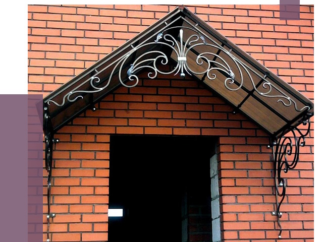 Металлические козырьки в Камышине от 10738 руб. 