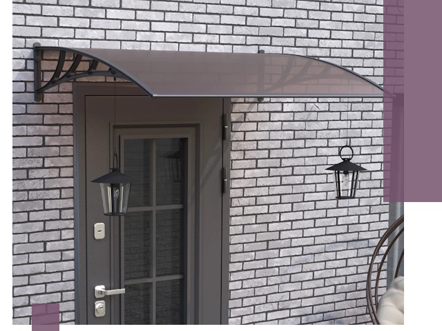 Недорогие козырьки и навесы под ключ в Камышине