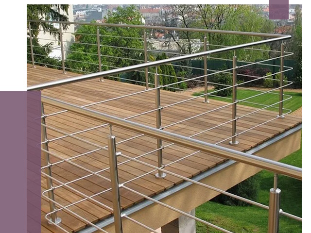 Алюминиевые парапеты в Камышине под ключ от 7810 руб. 