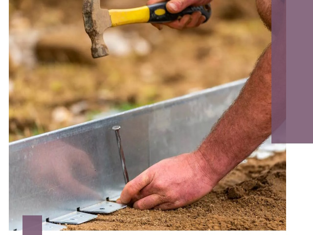 Монтаж металлических бордюров в Камышине быстро и качественно