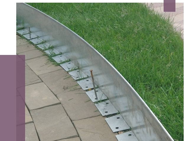 Металлические бордюры для тротуаров в Камышине от 8735 руб.