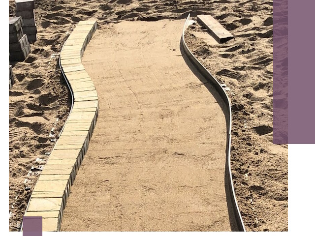 Металлические бордюры для тротуаров в Камышине — прочные и долговечные