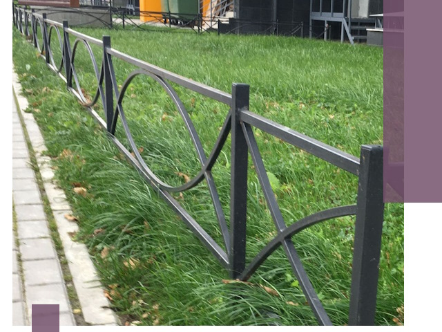 Газонные ограждения из металла в Камышине — монтаж и продажа