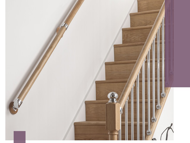 Пристенные поручни из стали и нержавейки под монтаж в Камышине