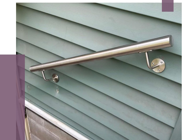 Поручни из нержавеющей стали в Камышине от 7707 руб.  | ПРОЛЁТ-Кмш